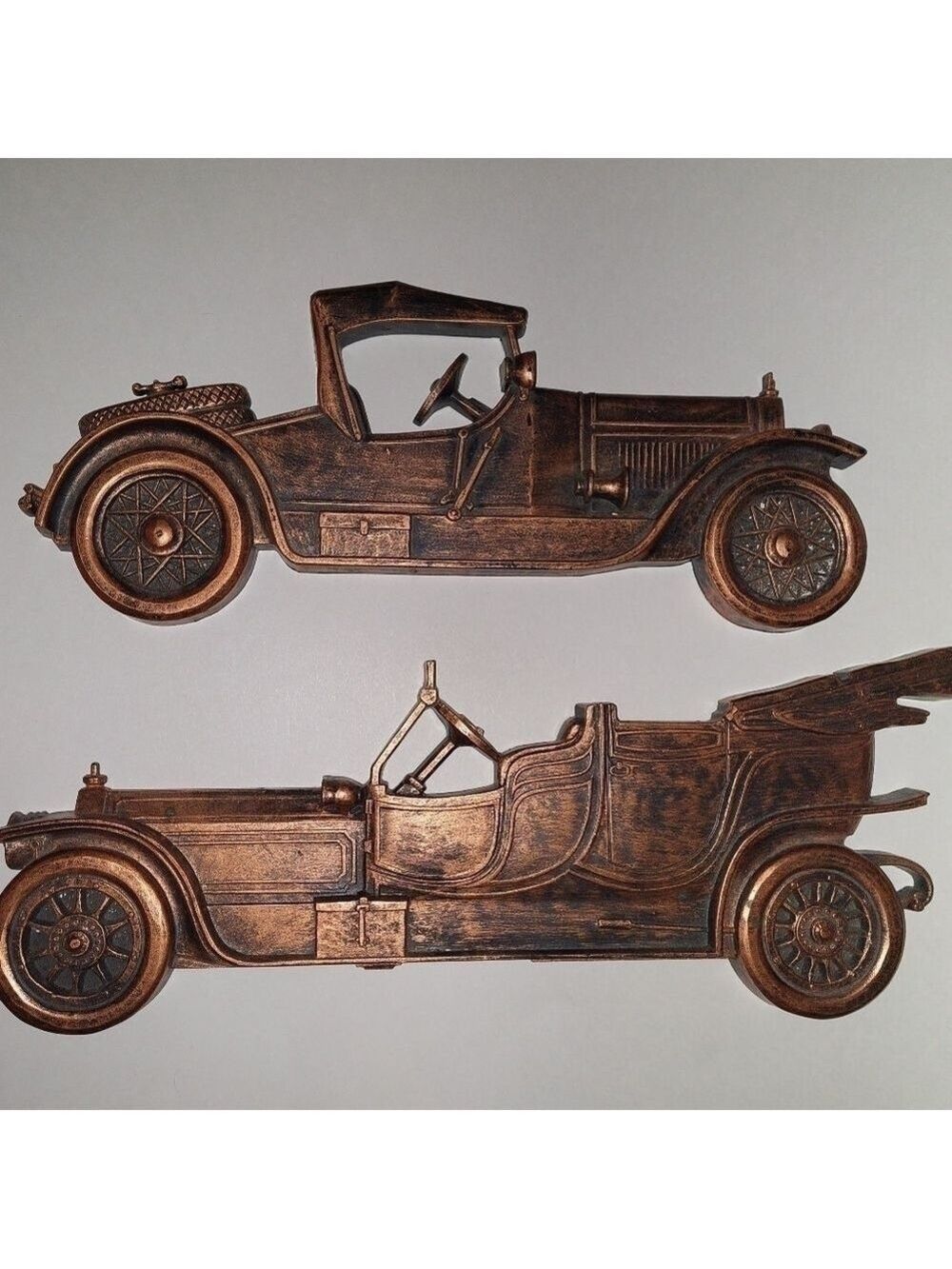 Vintage* 1974 Coppercraft Guild Antique Vehicle Plaques